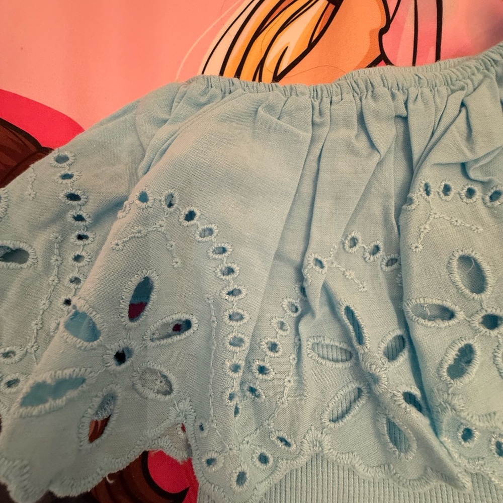 Zara girl One-Shoulder Ruffle Top - Picture 3 of 5